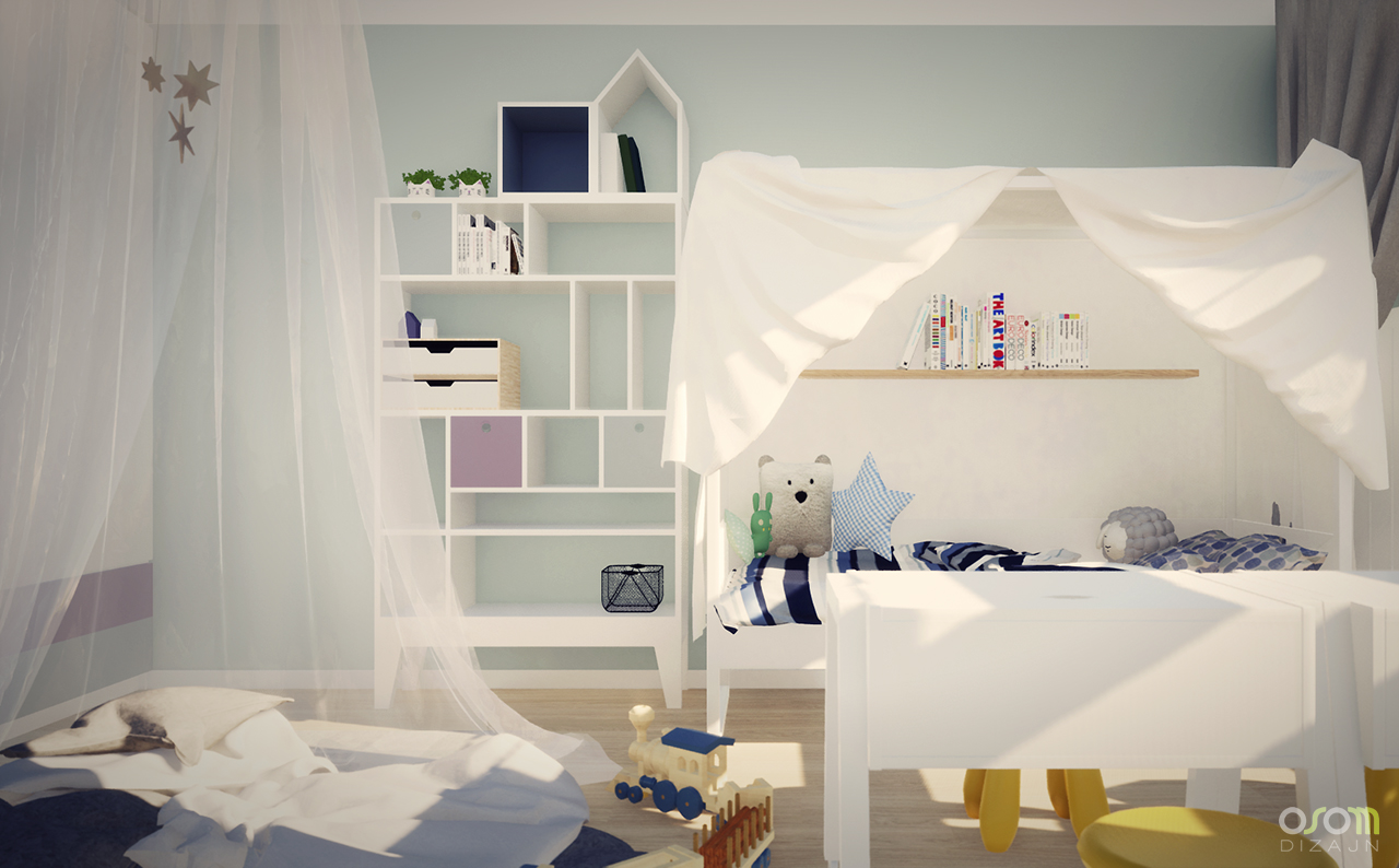 projekt pokoju dziecięcego